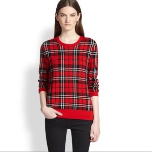 Equipment Shane Plaid Wool Sweater